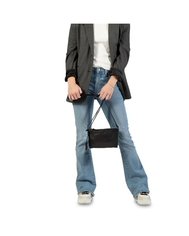 Burkely BURKELY Just Jolie Cylinder  bag - zwart - cognac