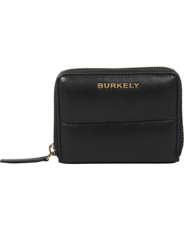 Burkely BURKELY Drowsy Dani  Portemonnee  rondom rits -  zwart - cognac