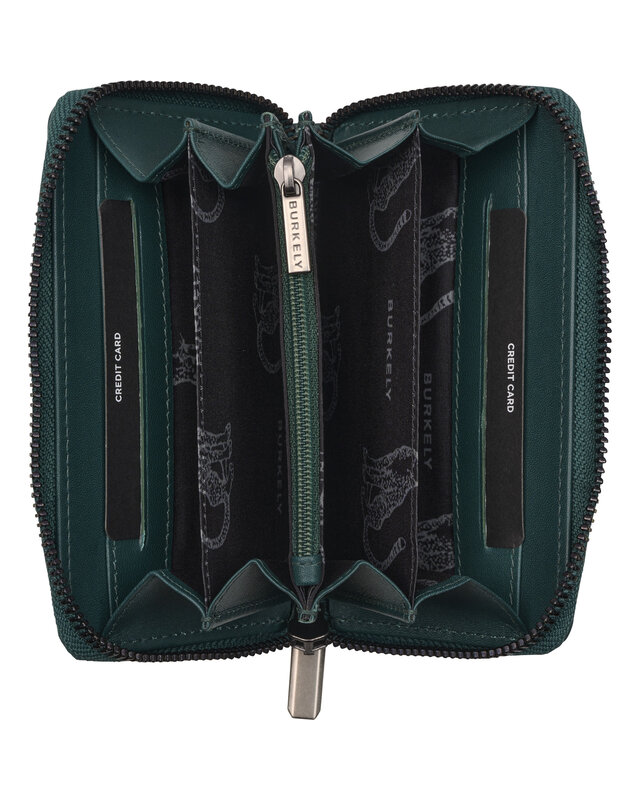 Burkely BURKELY Nocturnal Nova  Portemonnee  rondom rits -  groen - rood