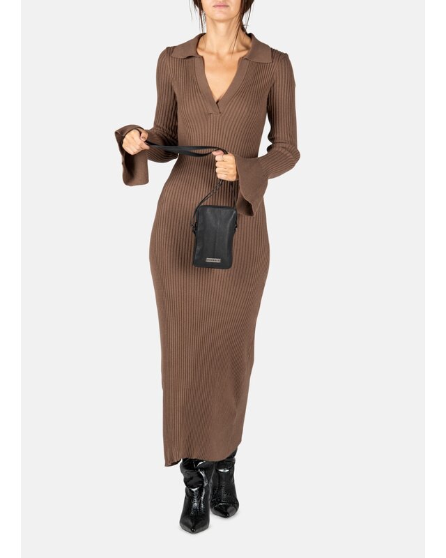 Burkely BURKELY Mystic Maeve Telefoontasje - zwart - cognac