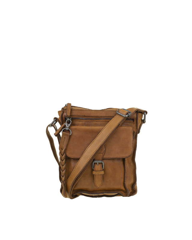 Dstrct DSTRCT -  Harrington Road Schoudertas 352230 - cognac -  groen