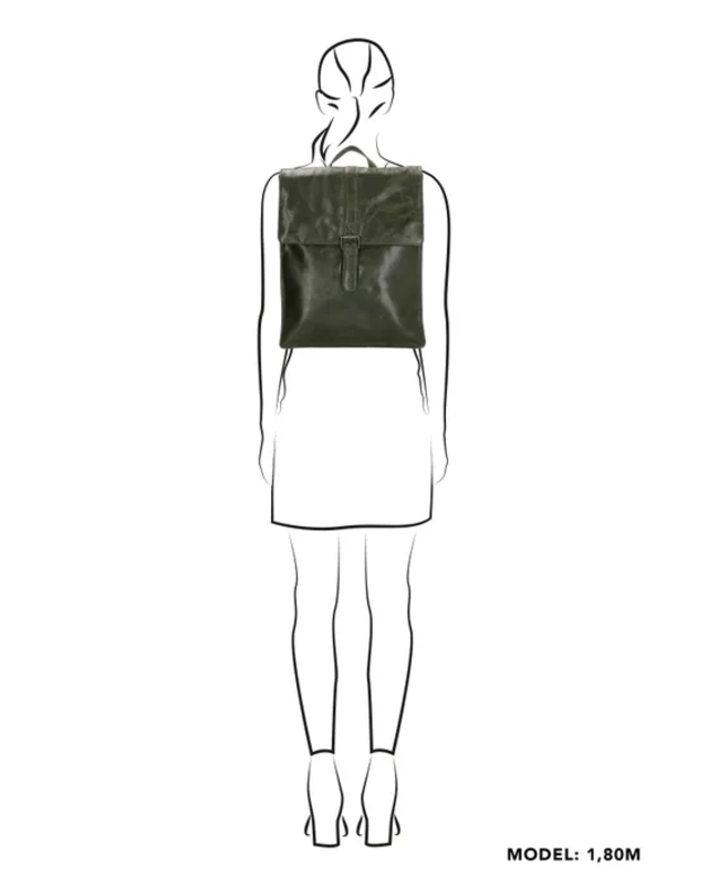 Micmacbags MICMACBAGS Porto Rugzak - 18059 - roest