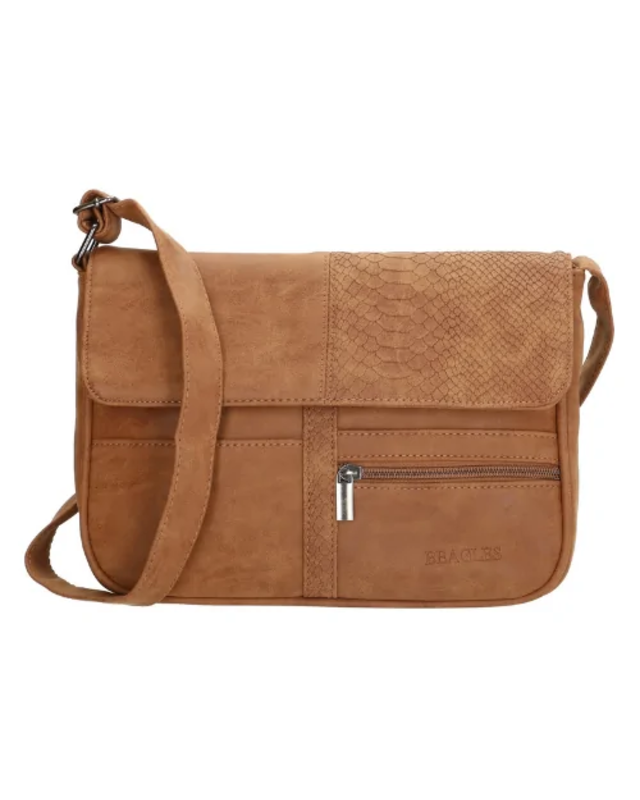 Beagles BEAGLES Schoudertas - 17603  - zwart - cognac - blauw -  olijfgroen