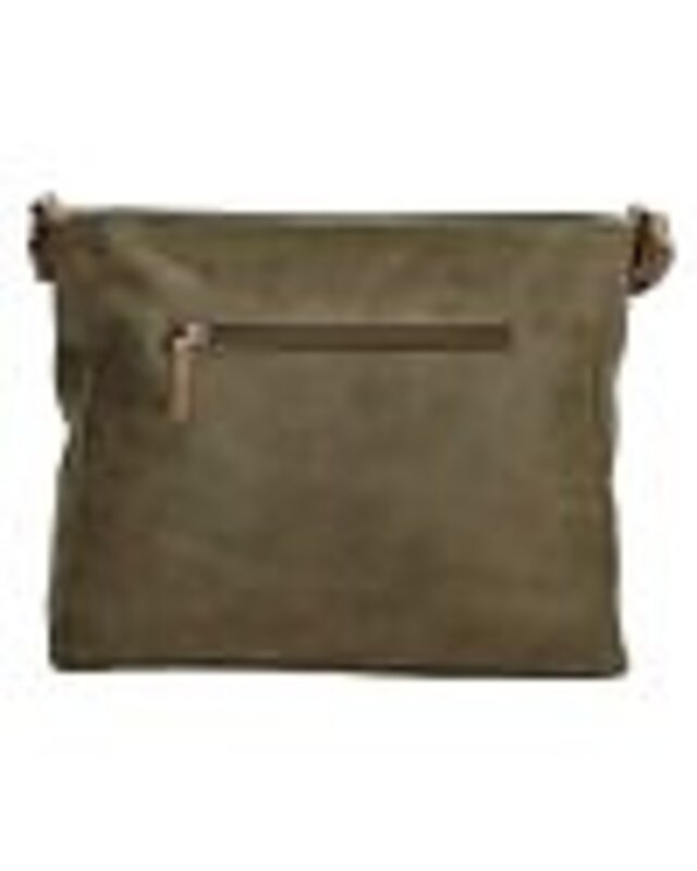 Beagles BEAGLES Brunete   Schoudertas - 18089  - zwart - cognac - lichtgrijs -  olijfgroen