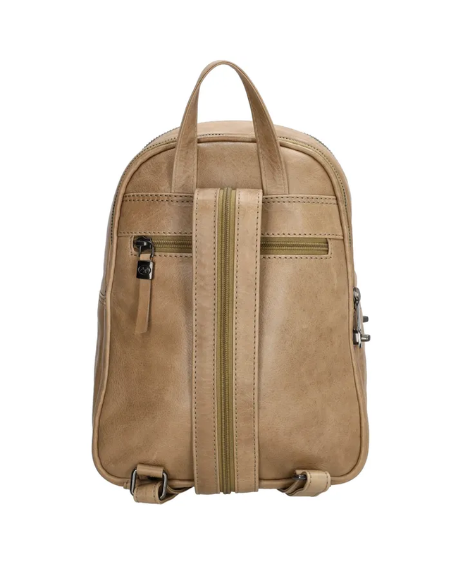 Micmacbags MICMACBAGS Porto Rugzak  18067 - zwart - donker navy - taupe