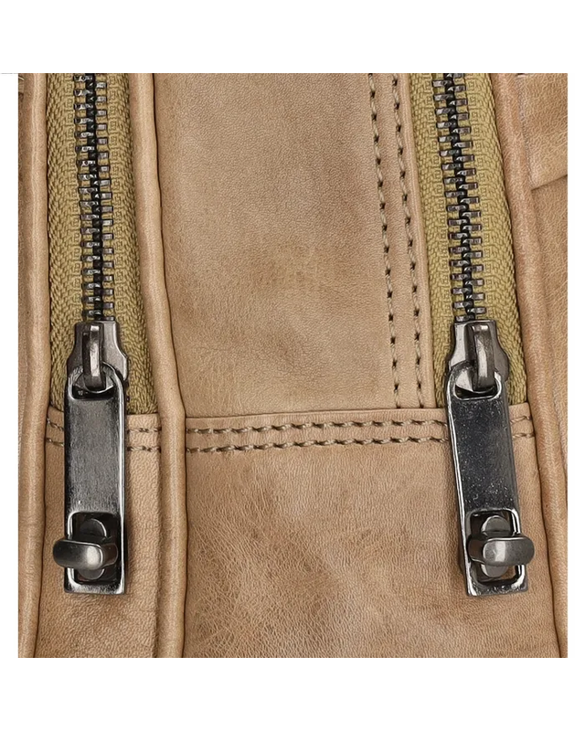 Micmacbags MICMACBAGS Porto Rugzak  18067 - zwart - donker navy - taupe