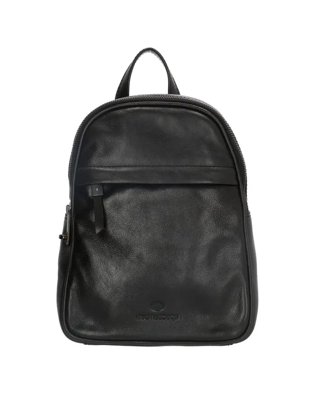 Micmacbags MICMACBAGS Porto Rugzak  18067 - zwart - donker navy - taupe