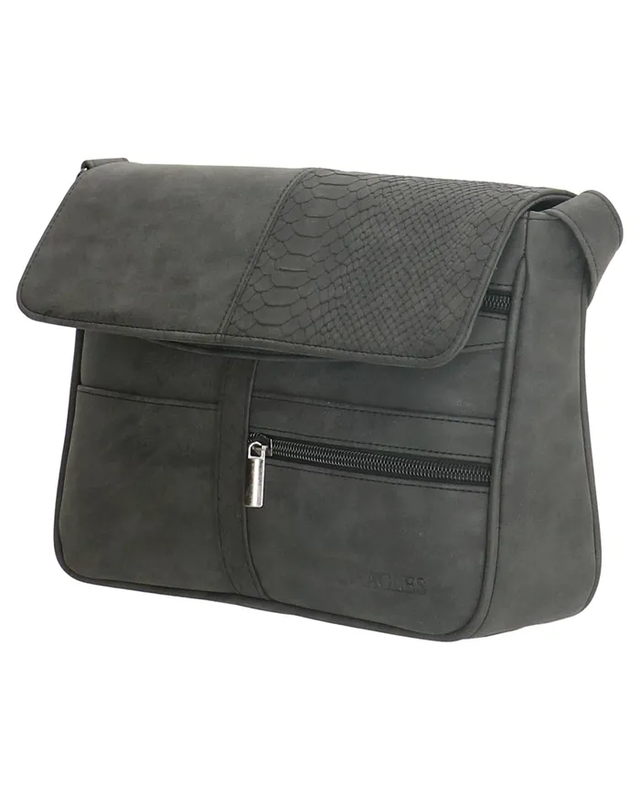 Beagles BEAGLES Schoudertas - 17603  - zwart - cognac - blauw -  olijfgroen