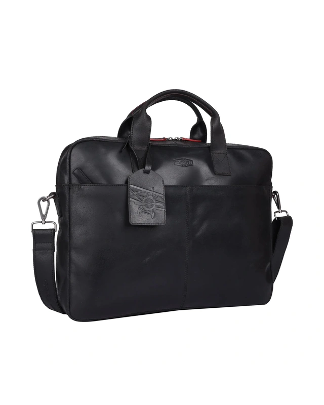 Sparwell SPARWELL W aktetas 7483 - cognac - zwart