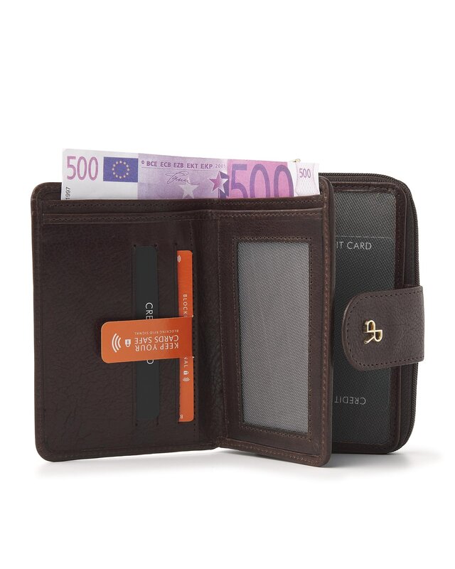 H.J. de Rooy De Rooy  Amsterdam dames portemonnee 28123 - bruin - cognac