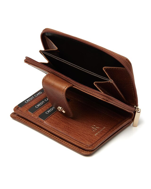 H.J. de Rooy De Rooy  Amsterdam dames portemonnee 28123 - bruin - cognac