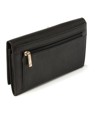 H.J. de Rooy De Rooy  Amsterdam dames portemonnee 28159 - black - bruin - cognac