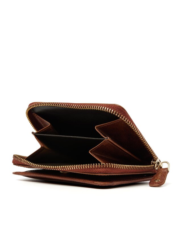 H.J. de Rooy De Rooy  Amsterdam dames portemonnee 28184 - bruin - cognac - black