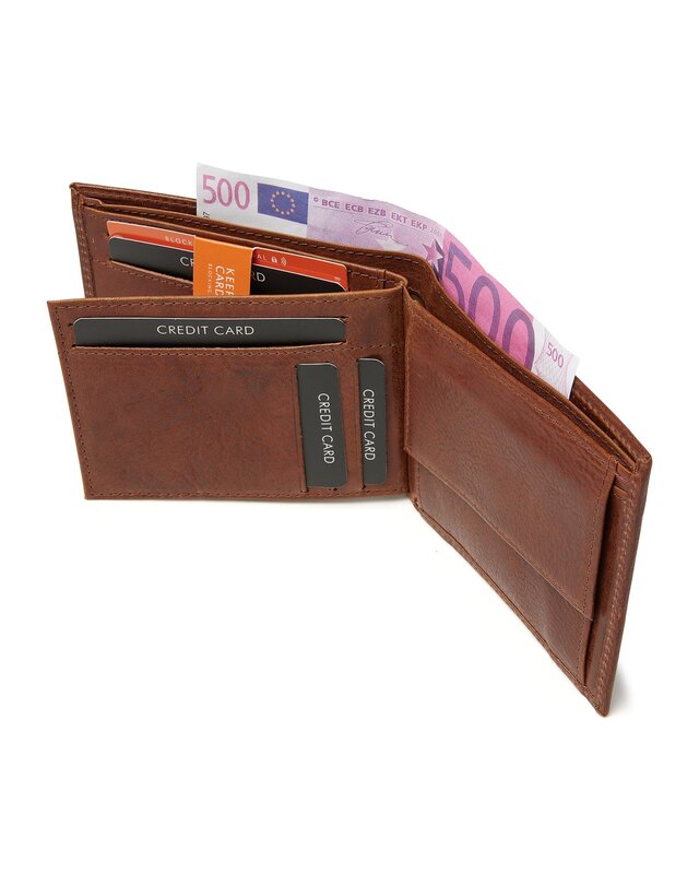 H.J. de Rooy De Rooy  Amsterdam dames portemonnee 28559 - bruin - cognac - black