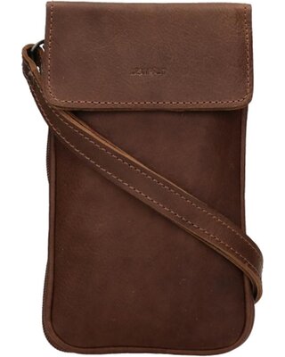 Dstrct DSTRCTPreston Park Telefoontasje / Schoudertas 383030 - zwart - groen - cognac