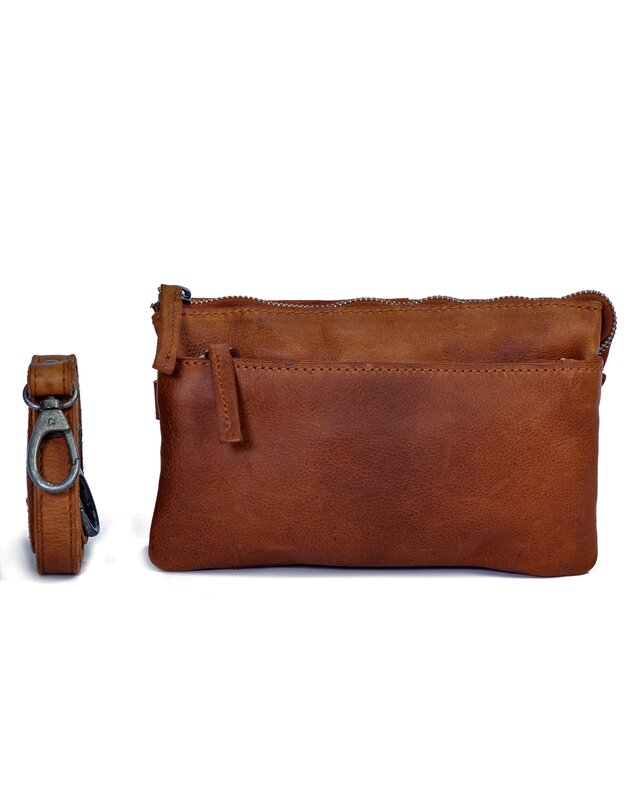 Dstrct DSTRCT Preston Park Schoudertas 383130 - zwart - groen - cognac