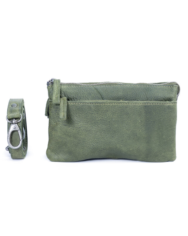 Dstrct DSTRCT Preston Park Schoudertas 383130 - zwart - groen - cognac