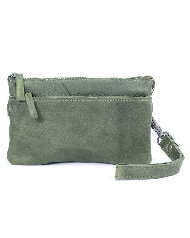 Dstrct DSTRCT Preston Park Schoudertas 383130 - zwart - groen - cognac