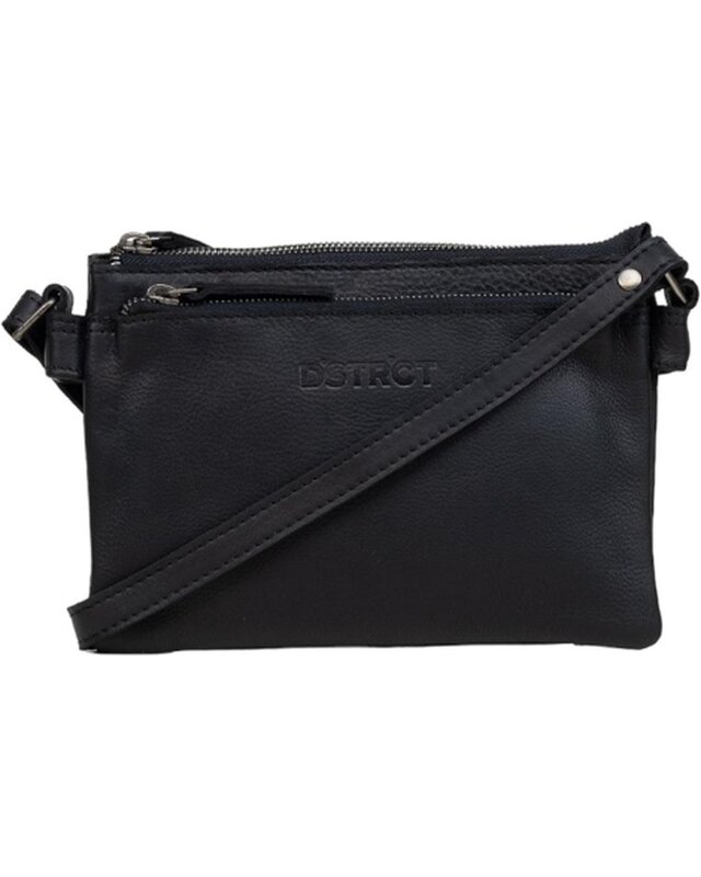 Dstrct DSTRCT Preston Park Schoudertas 383130 - zwart - groen - cognac