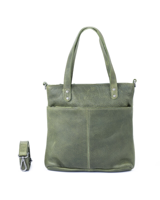 Dstrct DSTRCT Preston Park Handtas / Shopper 381830 - zwart - groen - cognac