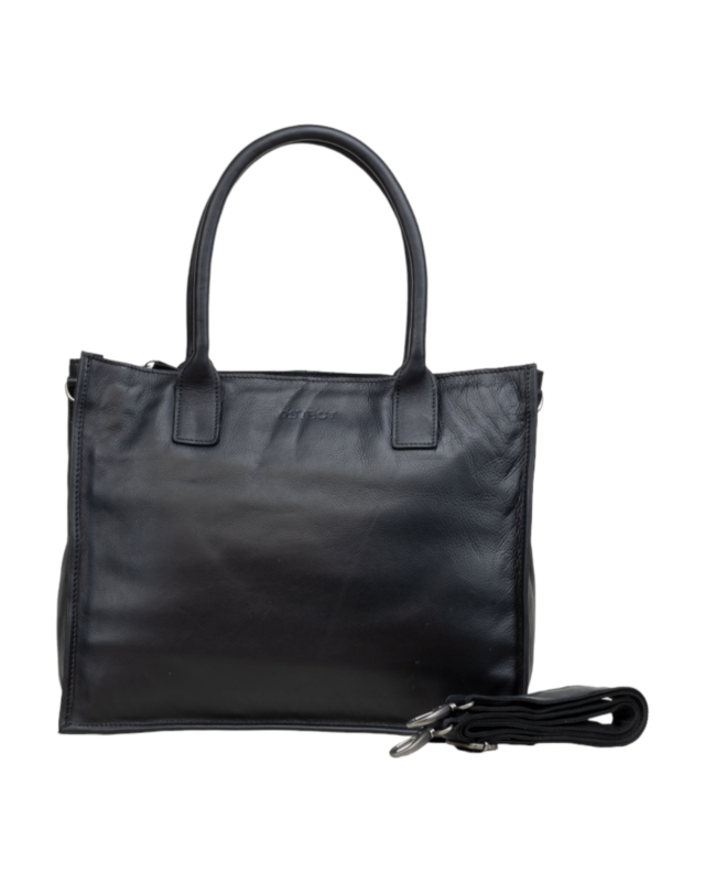 Dstrct DSTRCT Preston Park Laptoptas / Aktetas 382630 - zwart - groen - cognac