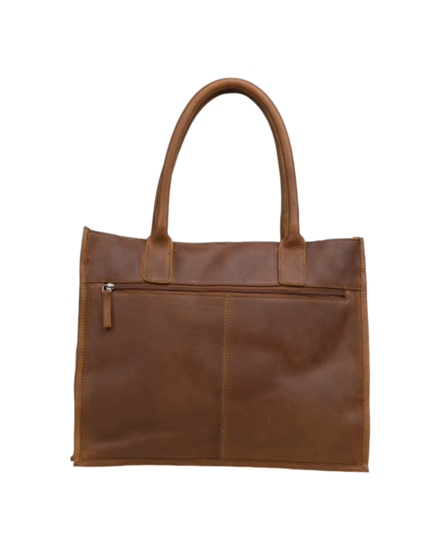 Dstrct DSTRCT Preston Park Laptoptas / Aktetas 382630 - zwart - groen - cognac