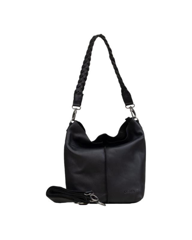 Dstrct DSTRCT Preston Handtas 386830 - zwart - groen - cognac