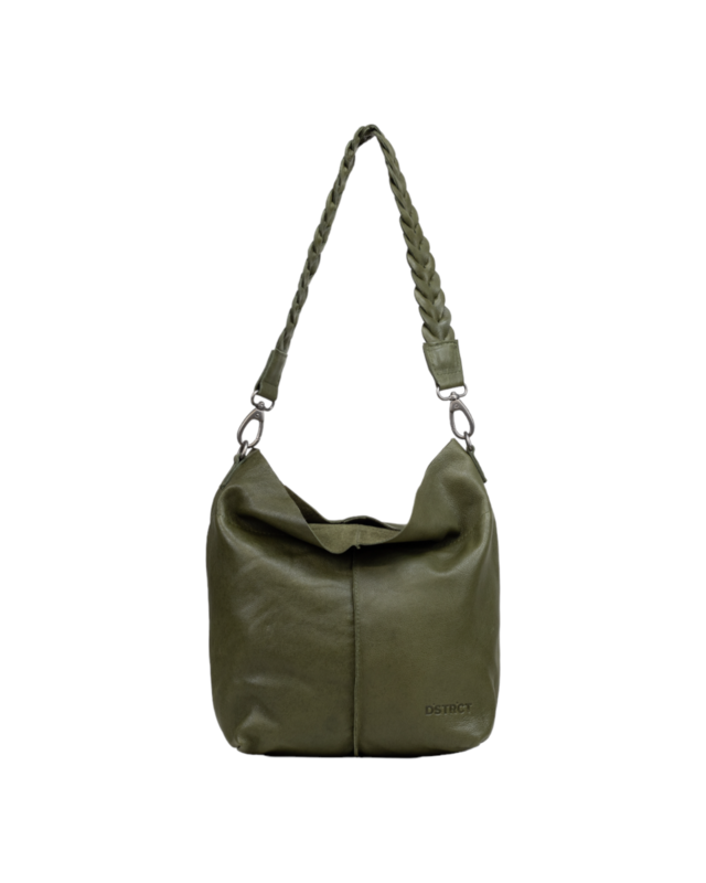 Dstrct DSTRCT Preston Handtas 386830 - zwart - groen - cognac