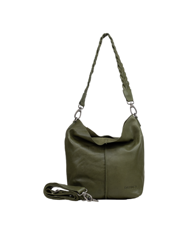 Dstrct DSTRCT Preston Handtas 386830 - zwart - groen - cognac