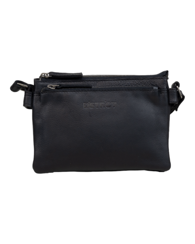 Dstrct DSTRCT Preston Kleine Crossbodytas 382830 - zwart - groen - cognac