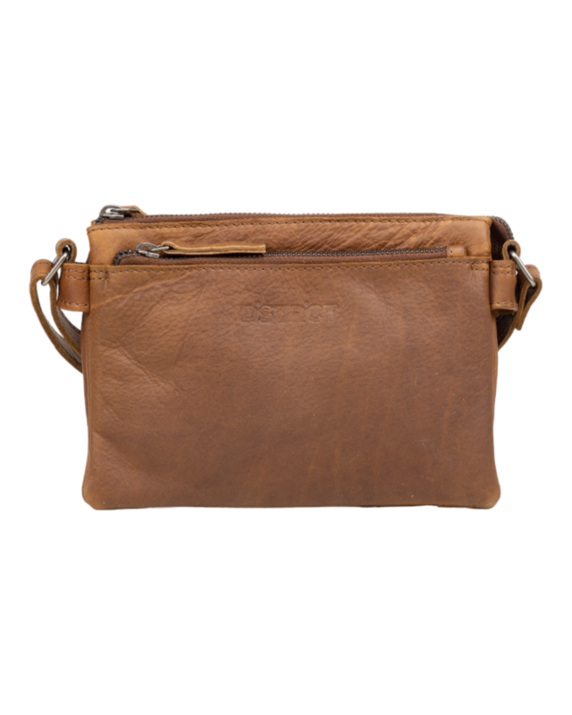 Dstrct DSTRCT Preston Kleine Crossbodytas 382830 - zwart - groen - cognac