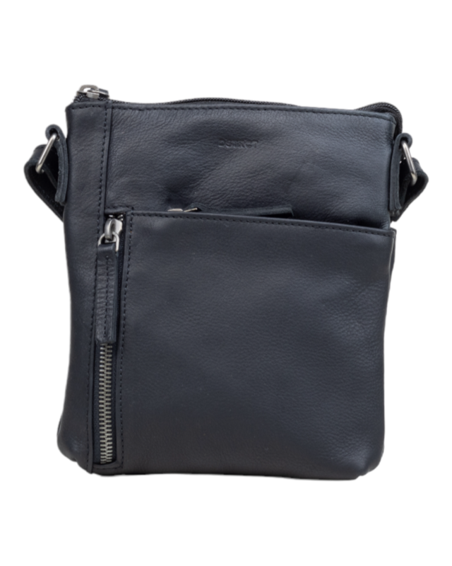 Dstrct DSTRCT Preston KleinDSTRCT Preston Kleine Schoudertas  386930 - zwart - groen - cognac