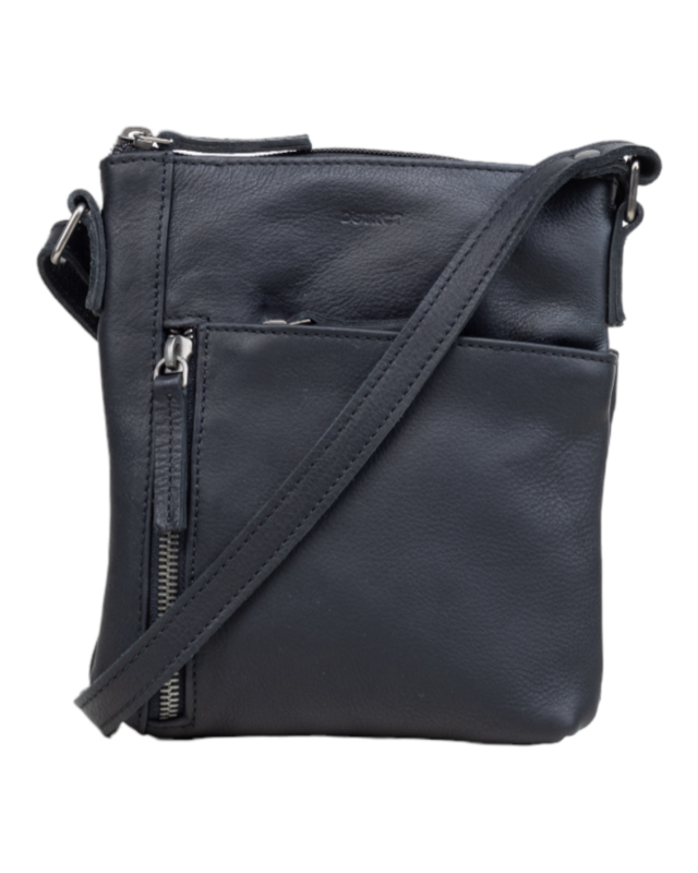 Dstrct DSTRCT Preston KleinDSTRCT Preston Kleine Schoudertas  386930 - zwart - groen - cognac