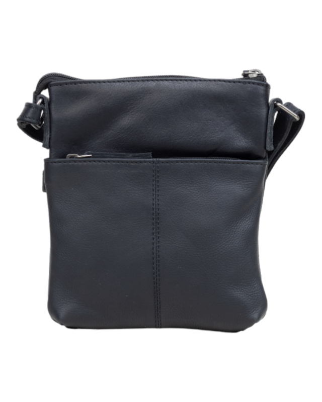 Dstrct DSTRCT Preston KleinDSTRCT Preston Kleine Schoudertas  386930 - zwart - groen - cognac