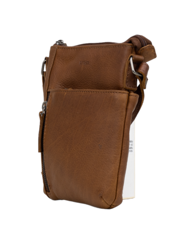 Dstrct DSTRCT Preston KleinDSTRCT Preston Kleine Schoudertas  386930 - zwart - groen - cognac