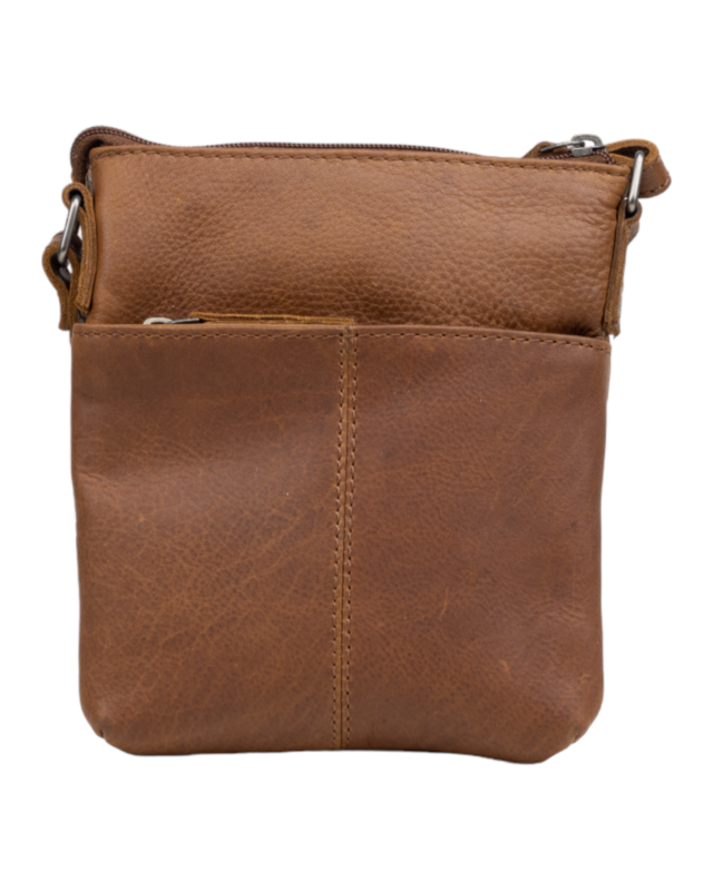 Dstrct DSTRCT Preston KleinDSTRCT Preston Kleine Schoudertas  386930 - zwart - groen - cognac