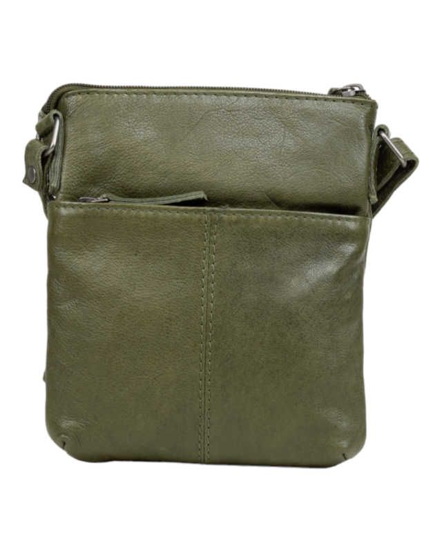 Dstrct DSTRCT Preston KleinDSTRCT Preston Kleine Schoudertas  386930 - zwart - groen - cognac