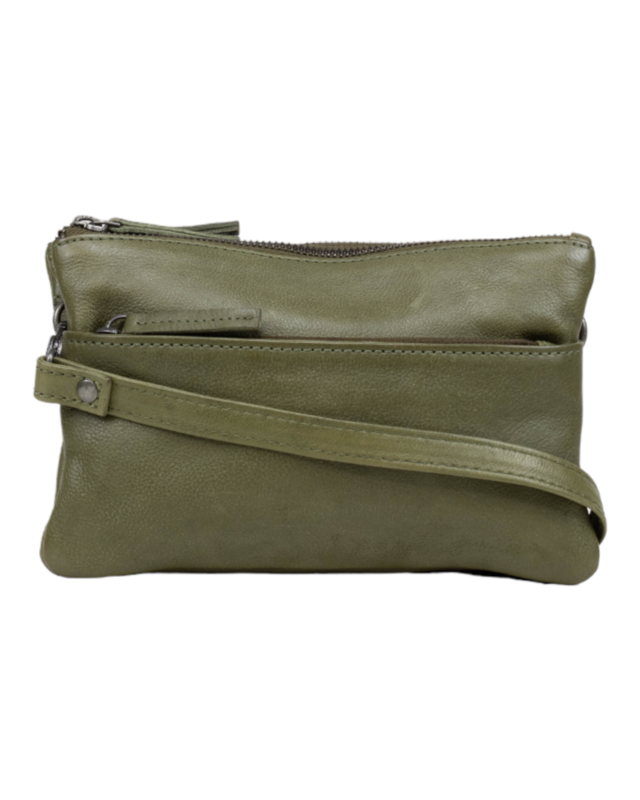 Dstrct DSTRCT -  Harrington Road Schoudertas 352230 - cognac -  groen