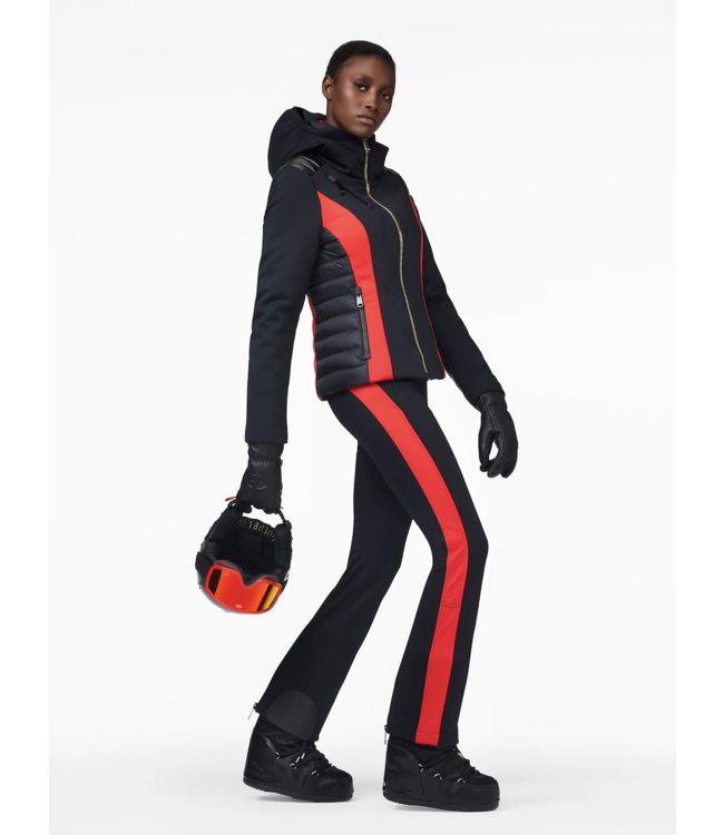 GOLDBERGH CLASSY JACKET ZWART/FLAME SKIFABRIEK