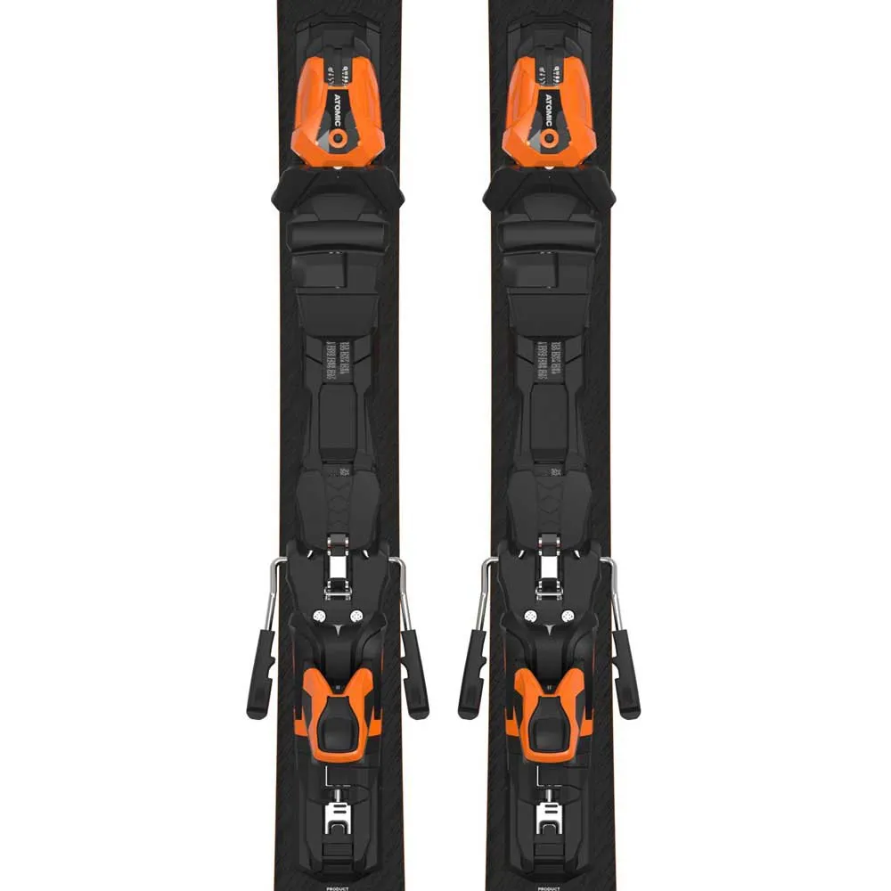 Bâtons De Ski Atomic Redster Q SQS Avec Sangle Sécurité - Aluminium 4 Bâtons, Longueur 110-135cm