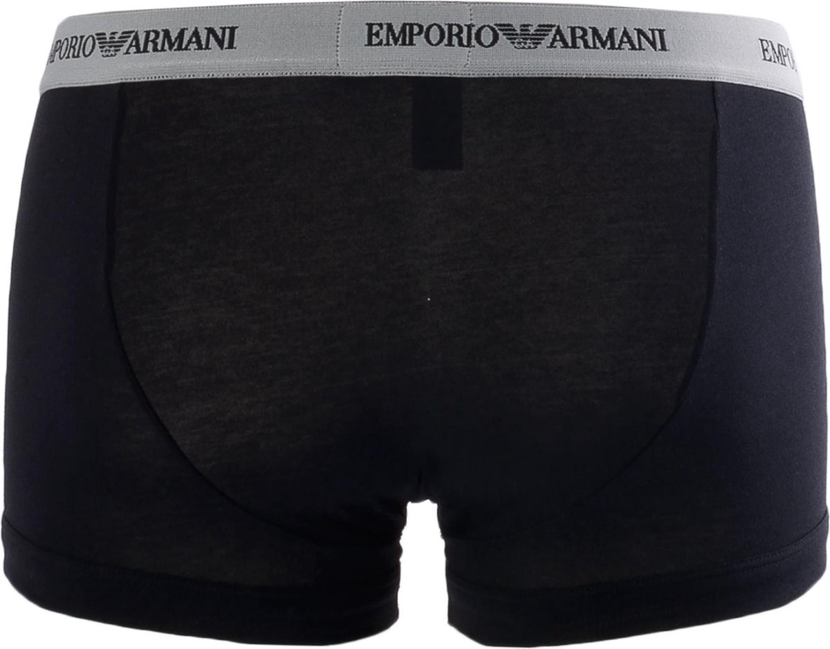 Emporio Armani Trunk Boxershorts (2-pack) - Grijs/Zwart (L)