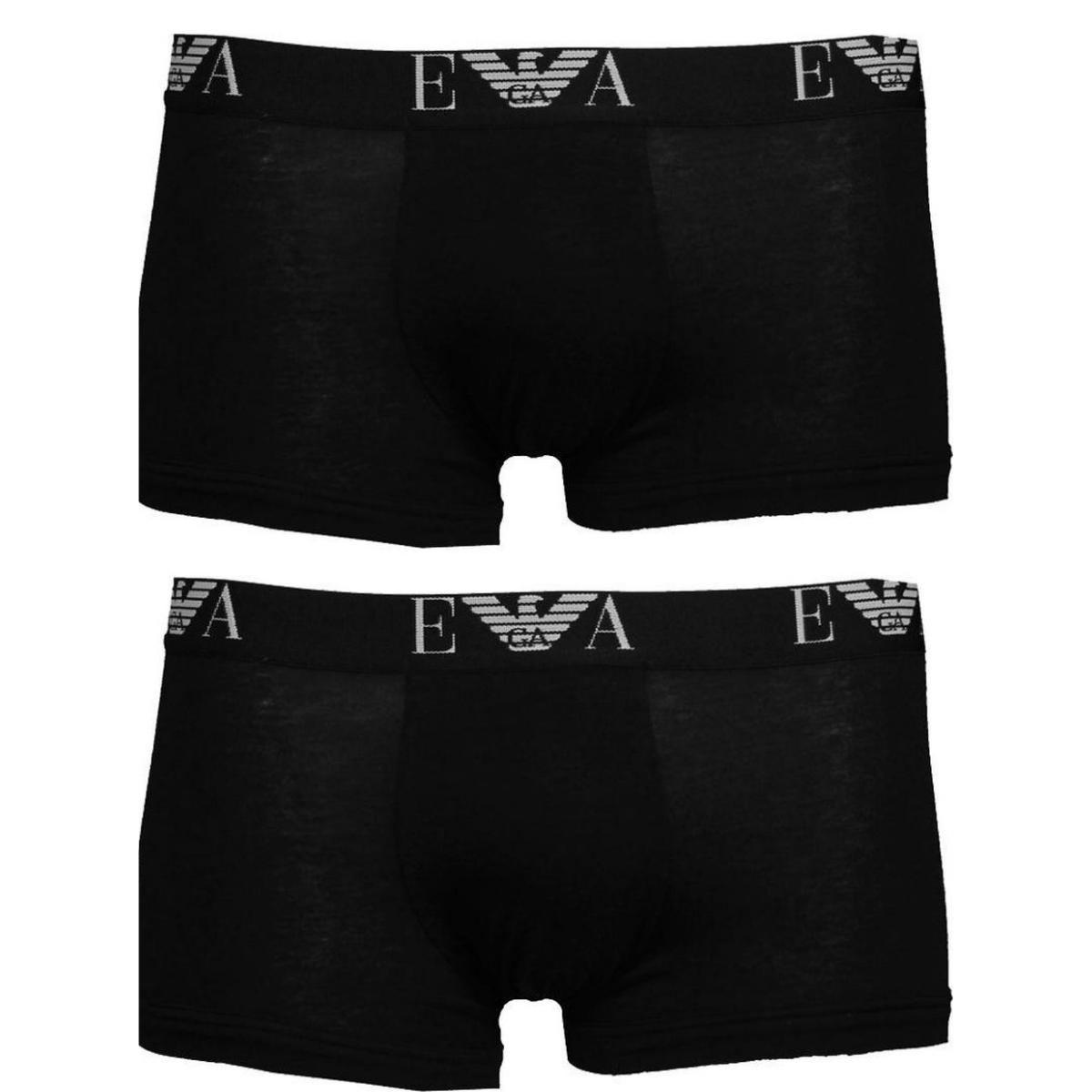 Emporio Armani Trunk Boxershorts (2-pack) - Zwart (M)