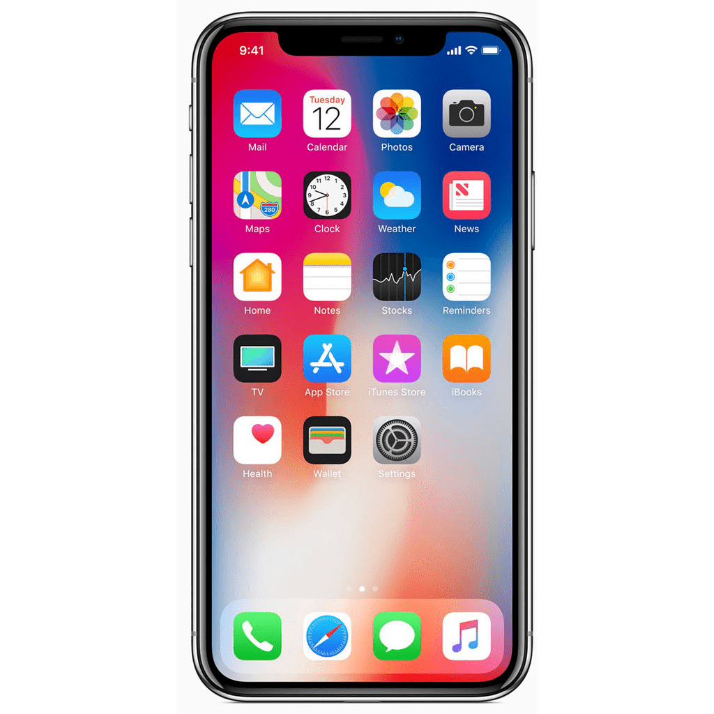 Apple iPhone X - 64 GB - Silver - Refurbished