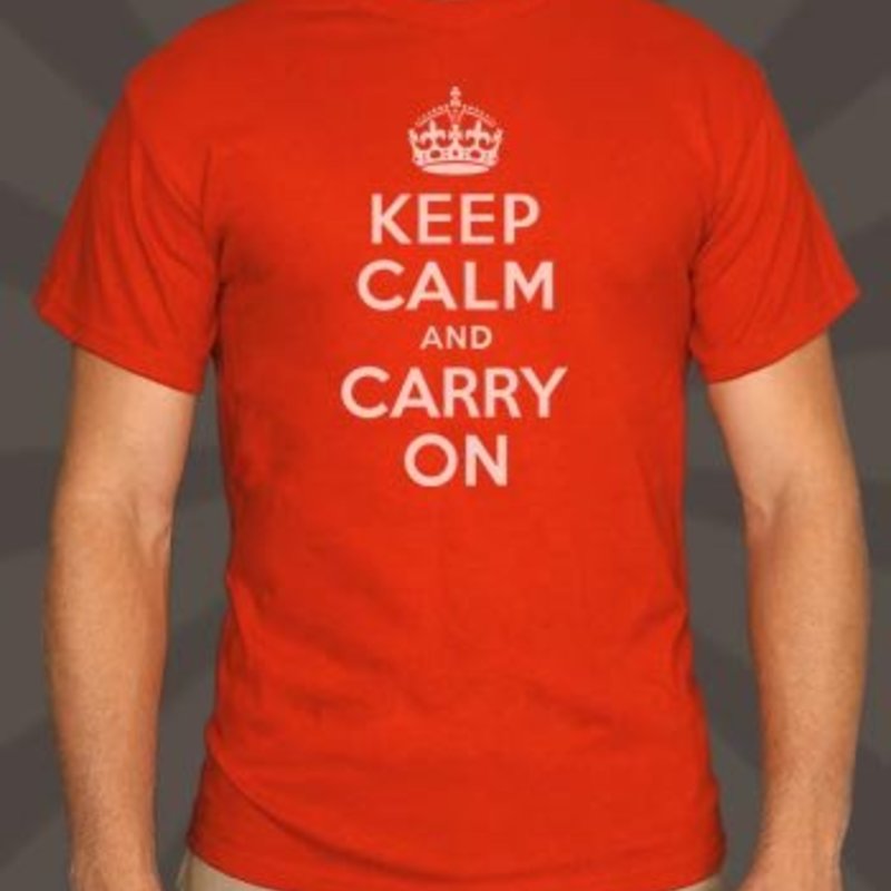 Keep Calm and Carry On Shirt