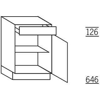 HÄCKER Systemat 'met greep' Onderkast met deur en lade