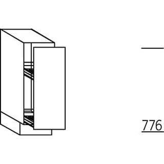 HÄCKER Systemat 'met greep' Onderkast met uittrekfront