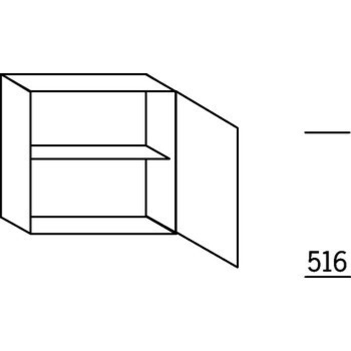 HÄCKER Systemat Bovenkast met draaideur