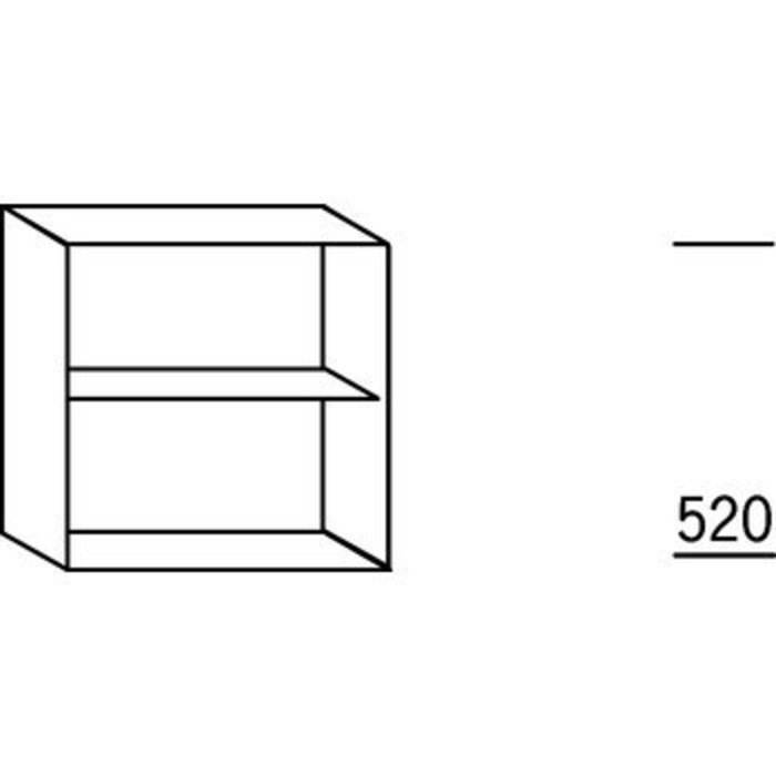 HÄCKER Systemat Open bovenkast