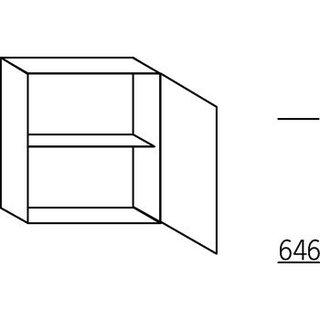 Systemat 'met greep' Bovenkast met draaideur
