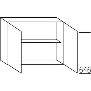 Systemat 'met greep' Bovenkast met draaideuren